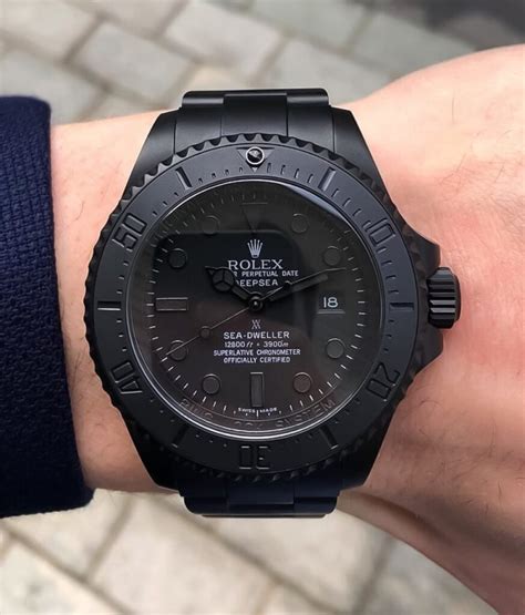 rolex watch all black|black rolex watches for sale.